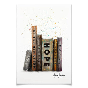 The Books Of Success Art Print The Books Of Success Art Print wall art product Ashvin Harrison