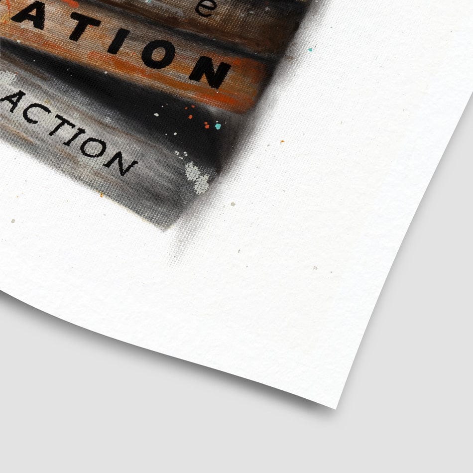 The Books Of Success Art Print wall art product Ashvin Harrison
