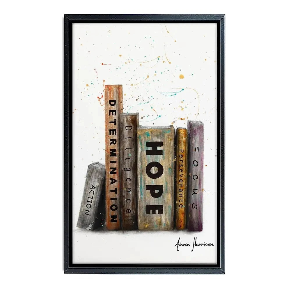 The Books Of Success Canvas Print The Books Of Success Canvas Print wall art product Ashvin Harrison
