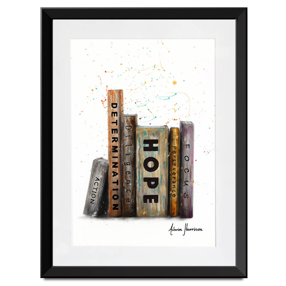 The Books Of Success Framed Art Print The Books Of Success Framed Art Print wall art product Ashvin Harrison
