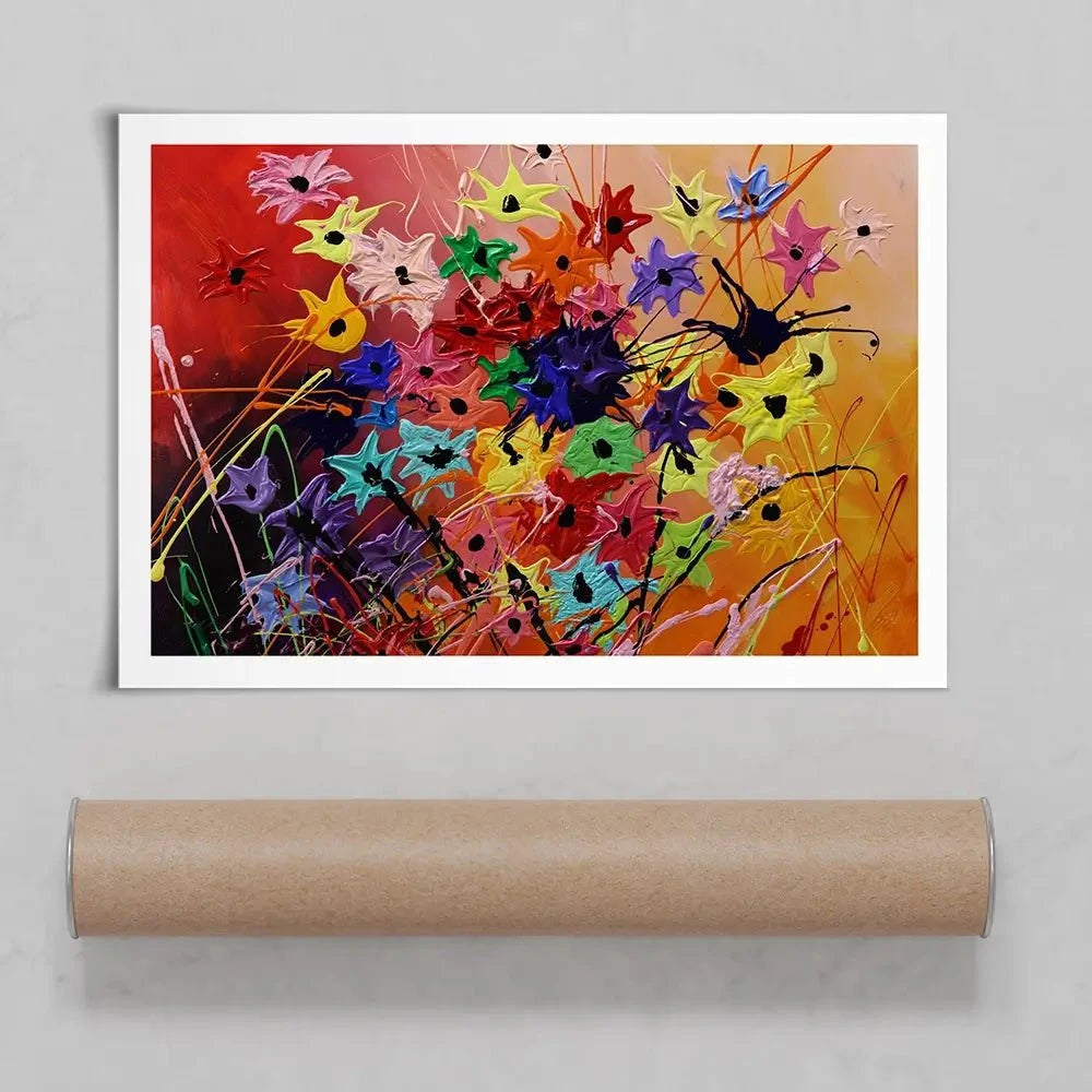 The Bride Bouquet Art Print The Bride Bouquet Art Print wall art product Osnat Tzadok