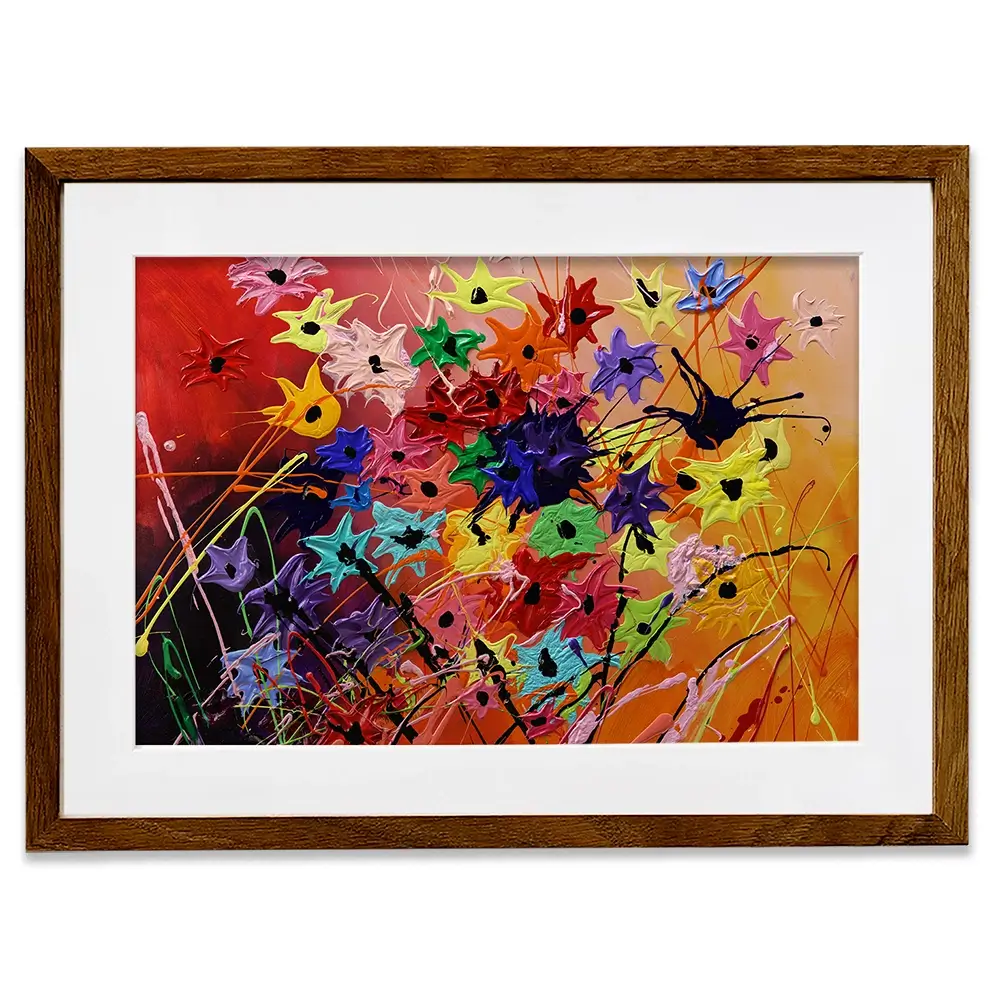 The Bride Bouquet Framed Art Print The Bride Bouquet Framed Art Print wall art product Osnat Tzadok