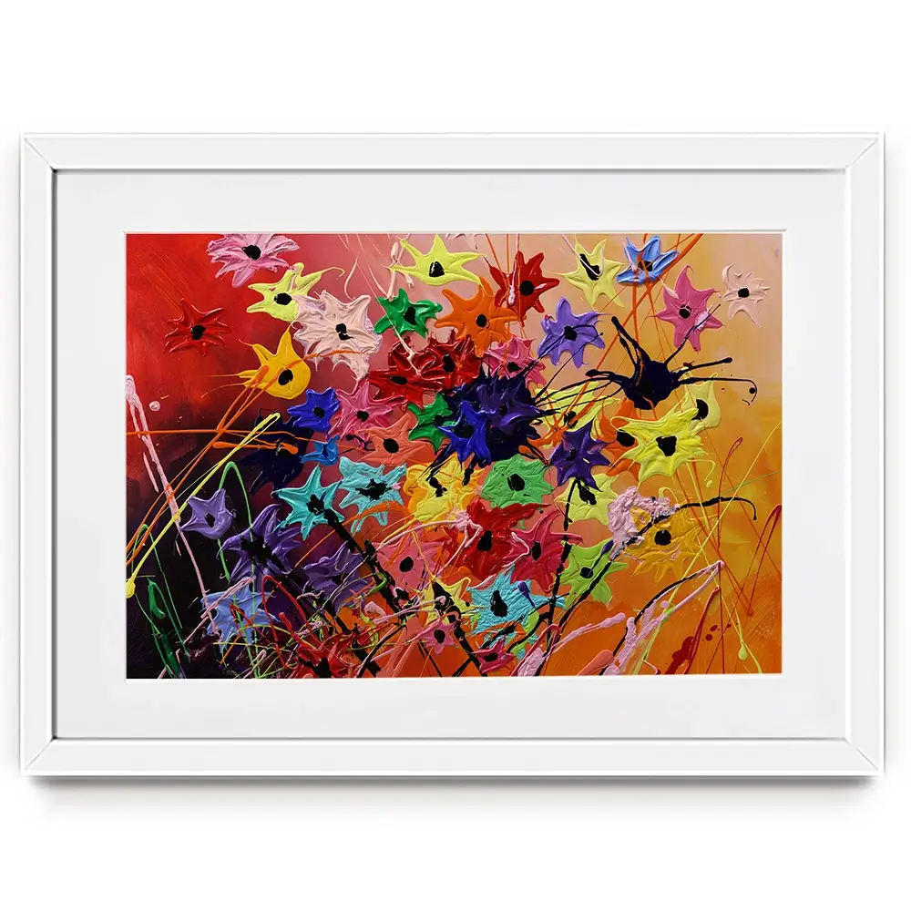 The Bride Bouquet Framed Art Print The Bride Bouquet Framed Art Print wall art product Osnat Tzadok