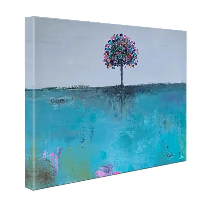 The Butterfly Tree Canvas Print The Butterfly Tree Canvas Print wall art product Laure Bury