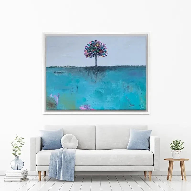 The Butterfly Tree Canvas Print The Butterfly Tree Canvas Print wall art product Laure Bury