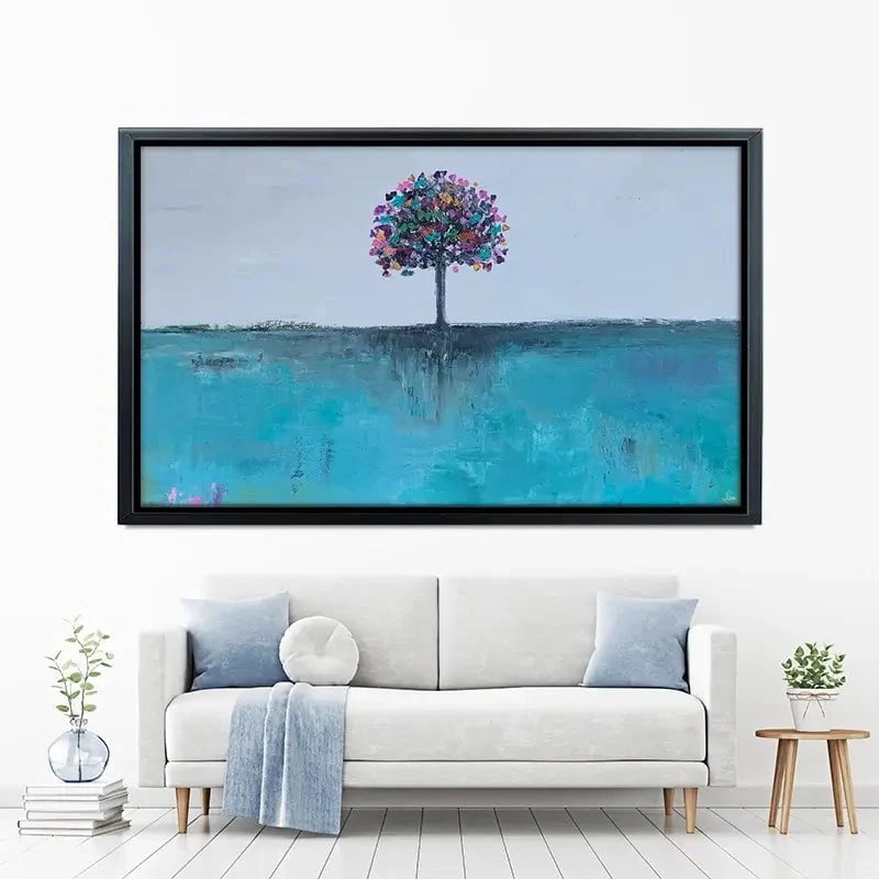 The Butterfly Tree Canvas Print The Butterfly Tree Canvas Print wall art product Laure Bury