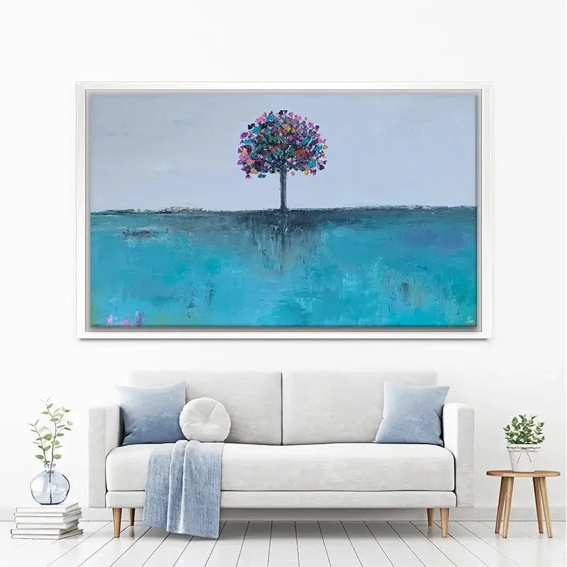 The Butterfly Tree Canvas Print The Butterfly Tree Canvas Print wall art product Laure Bury