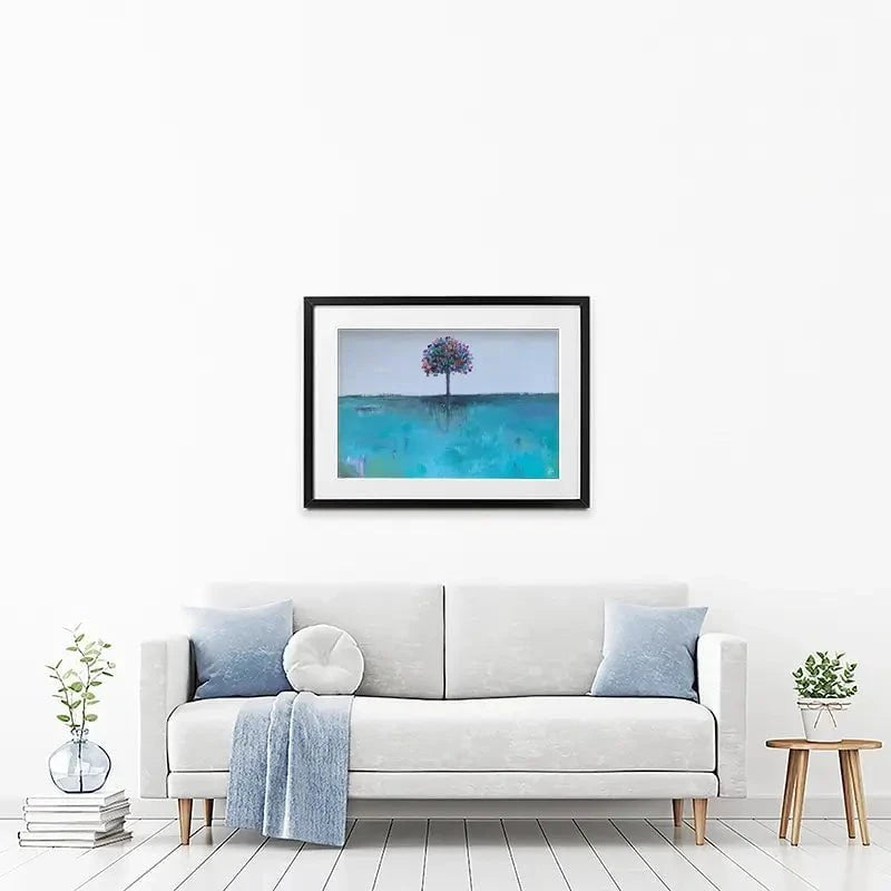 The Butterfly Tree Framed Art Print The Butterfly Tree Framed Art Print wall art product Laure Bury