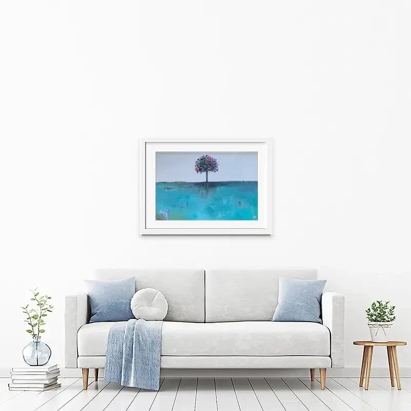 The Butterfly Tree Framed Art Print The Butterfly Tree Framed Art Print wall art product Laure Bury