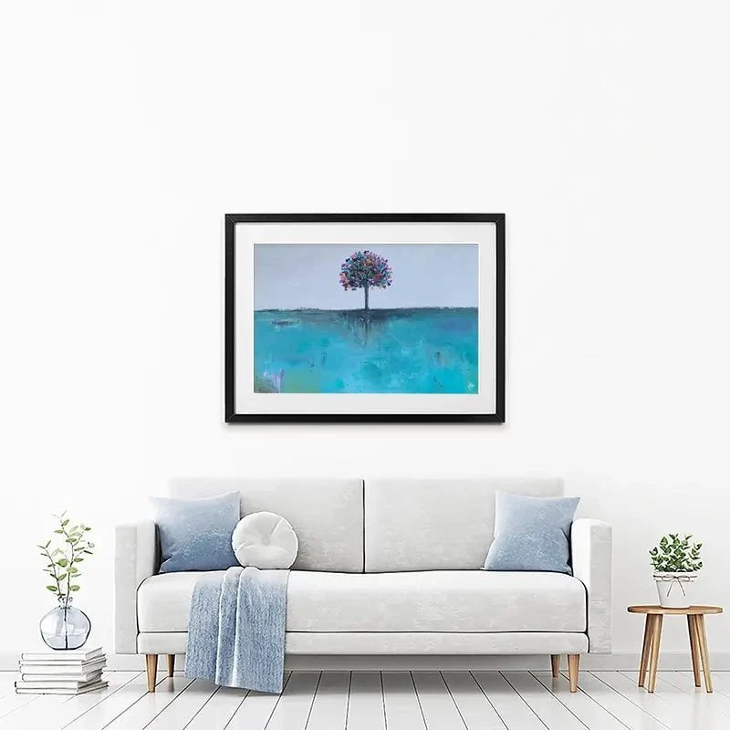The Butterfly Tree Framed Art Print The Butterfly Tree Framed Art Print wall art product Laure Bury