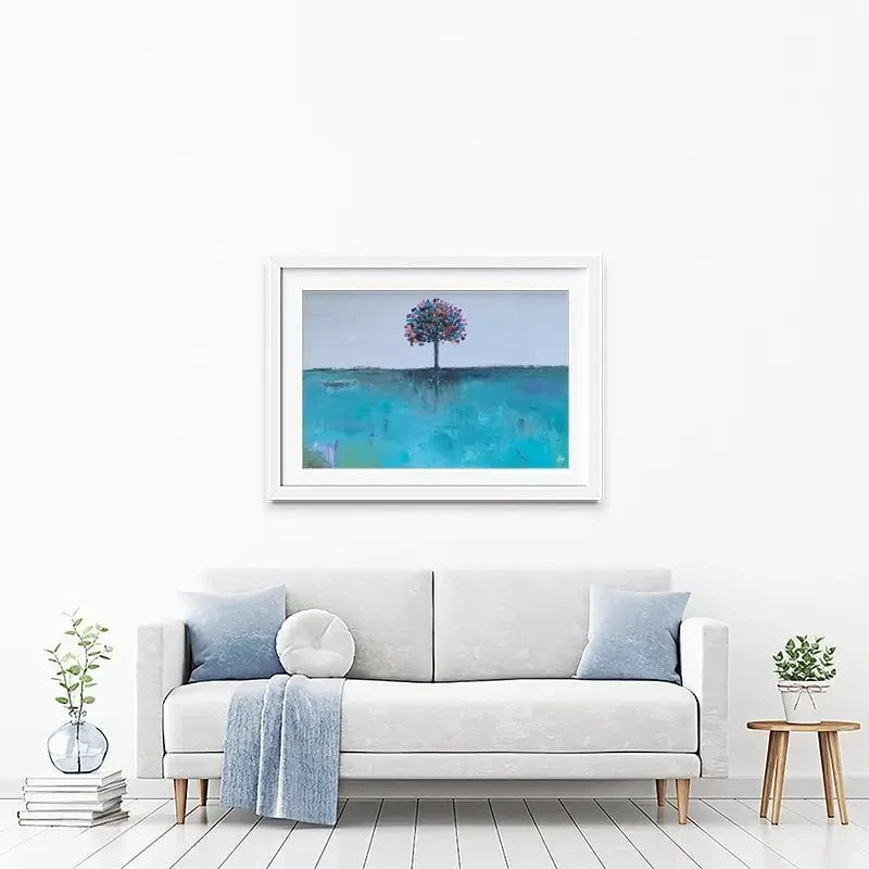 The Butterfly Tree Framed Art Print The Butterfly Tree Framed Art Print wall art product Laure Bury