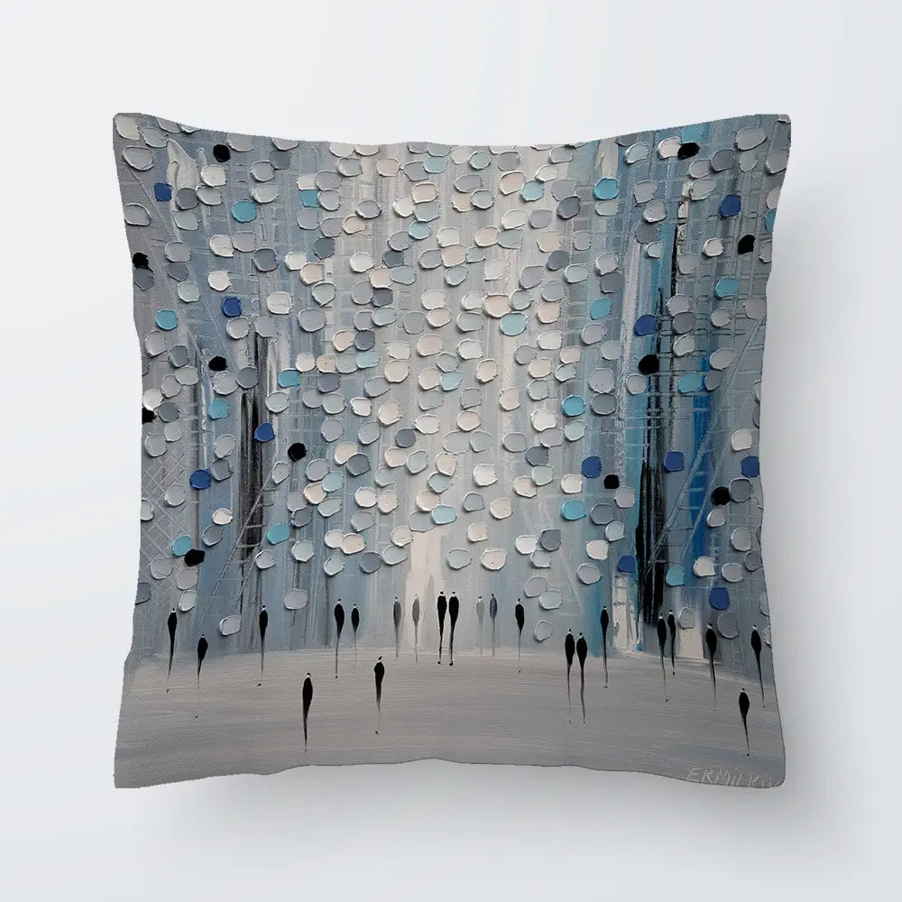 The Calm Mist Cushion The Calm Mist Cushion wall art product Ekaterina Ermilkina