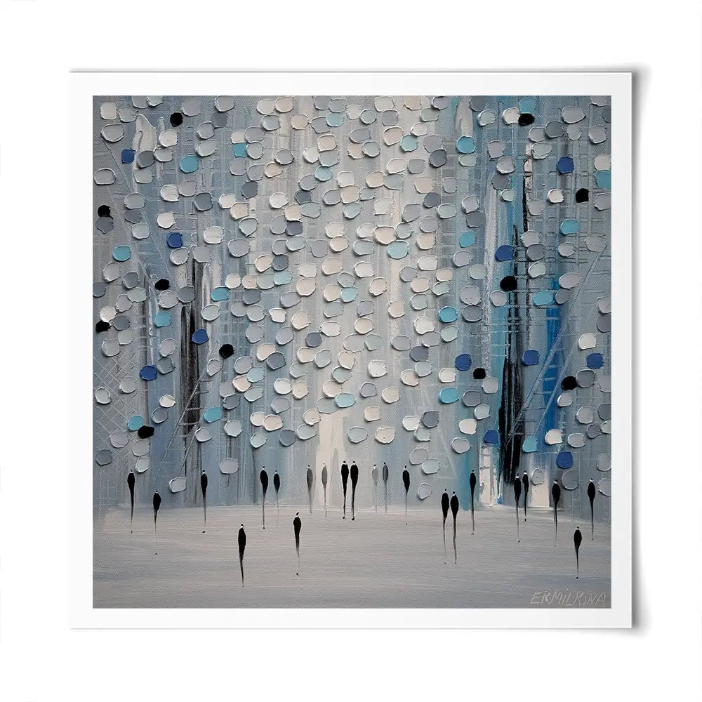 The Calm Mist Square Art Print The Calm Mist Square Art Print wall art product Ekaterina Ermilkina