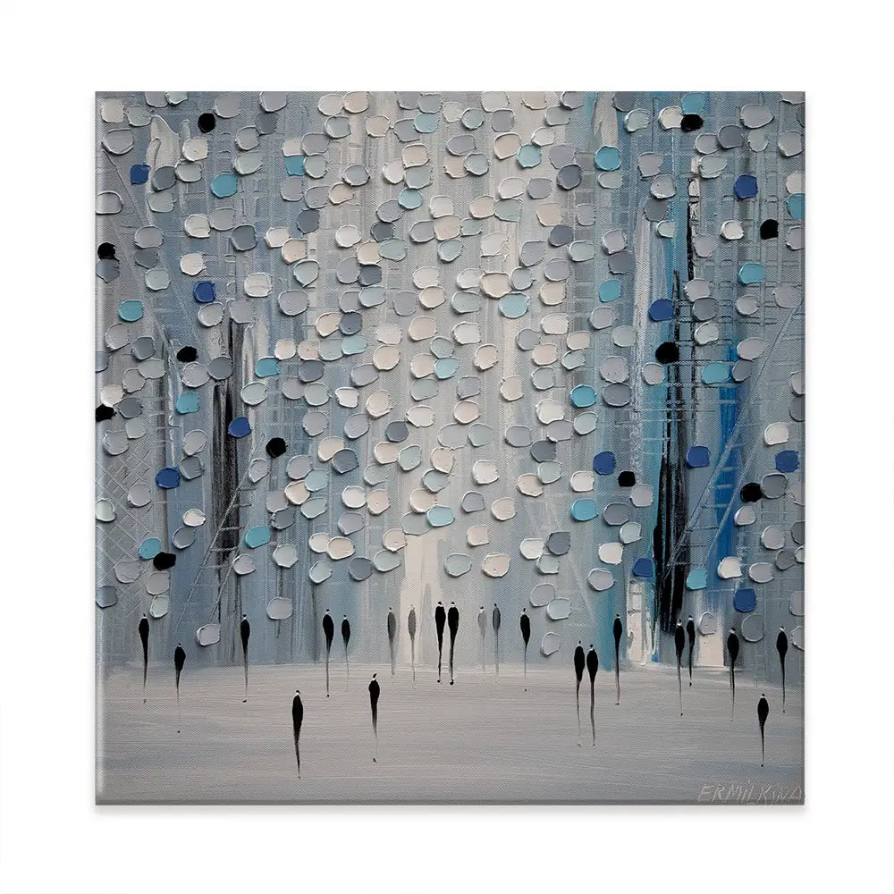 The Calm Mist Square Canvas Print The Calm Mist Square Canvas Print wall art product Ekaterina Ermilkina