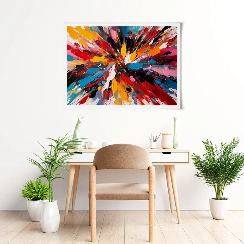 The Centre Of Colour Art Print The Centre Of Colour Art Print wall art product Violeta Allaberdieva