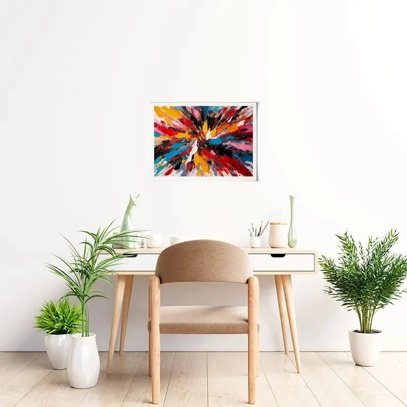 The Centre Of Colour Art Print The Centre Of Colour Art Print wall art product Violeta Allaberdieva