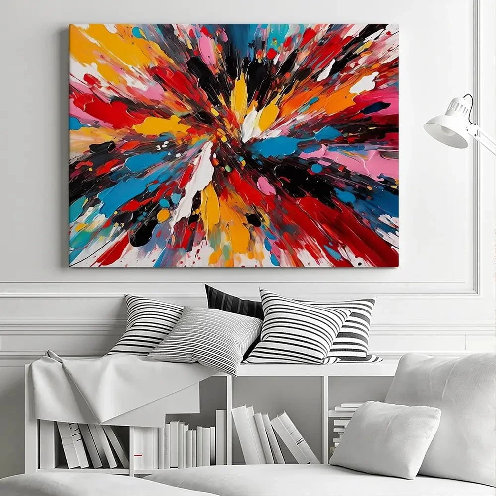 The Centre Of Colour Canvas Print The Centre Of Colour Canvas Print wall art product Violeta Allaberdieva