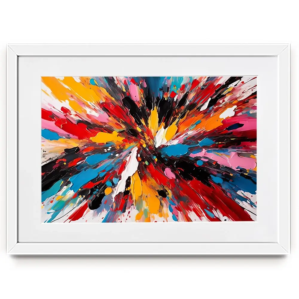The Centre Of Colour Framed Art Print The Centre Of Colour Framed Art Print wall art product Violeta Allaberdieva