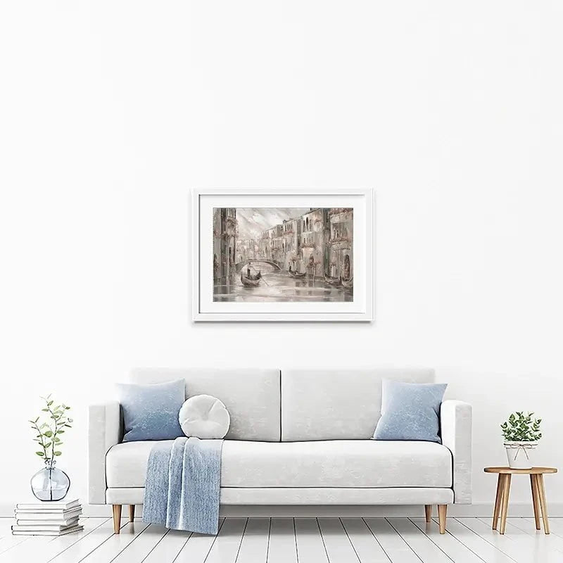 The Charm Of Venice Framed Art Print The Charm Of Venice Framed Art Print wall art product Isabella Karolewicz