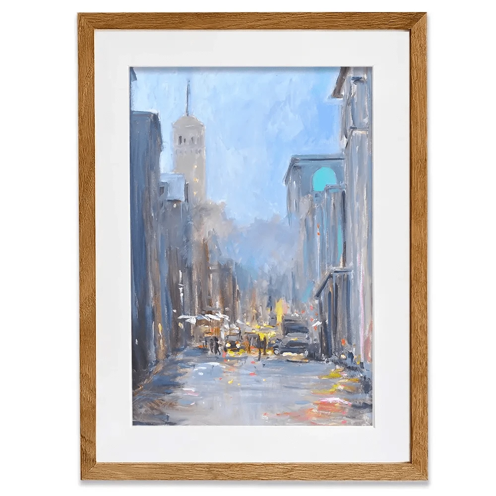 The City Ahead Framed Art Print The City Ahead Framed Art Print wall art product Allayn Stevens