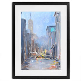 The City Ahead Framed Art Print The City Ahead Framed Art Print wall art product Allayn Stevens