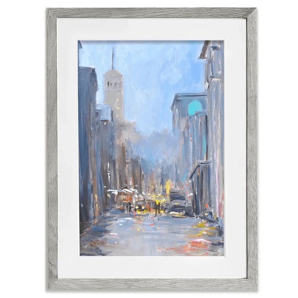 The City Ahead Framed Art Print The City Ahead Framed Art Print wall art product Allayn Stevens