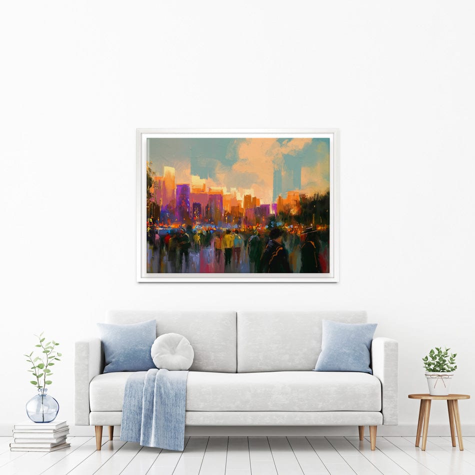 The City Of People Canvas Print wall art product Tithi Luadthong / Shutterstock
