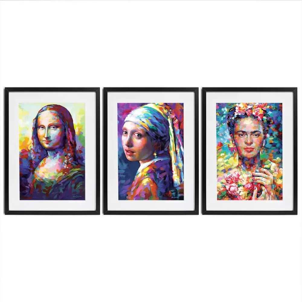 The Classics Framed Art Print Trio The Classics Framed Art Print Trio wall art product Leon Devenice
