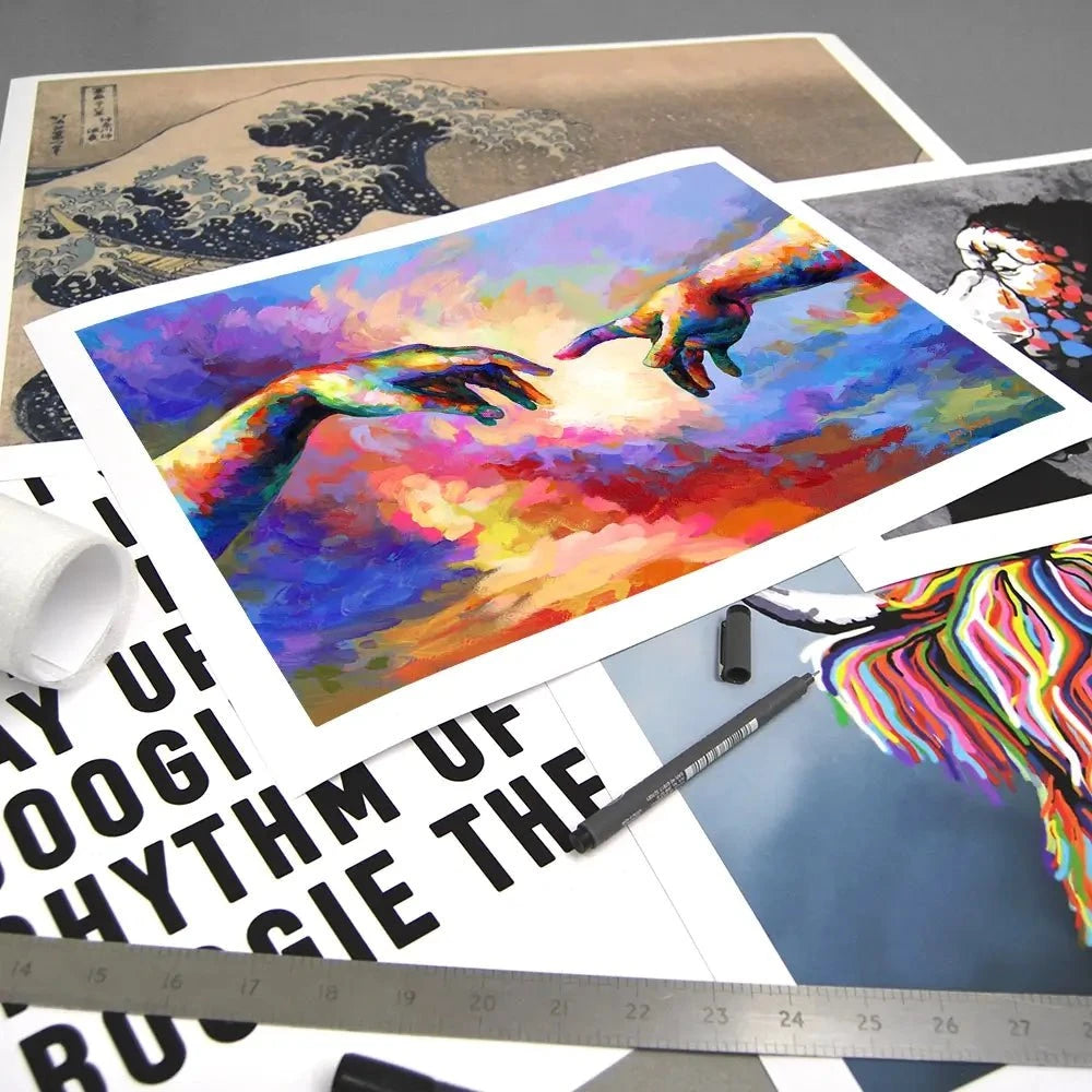 The Creation Of Adam Art Print The Creation Of Adam Art Print wall art product Leon Devenice