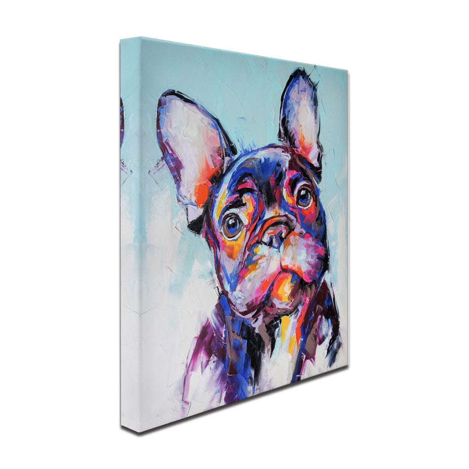The Cutest Frenchie Canvas Print wall art product Mari Dein / Shutterstock