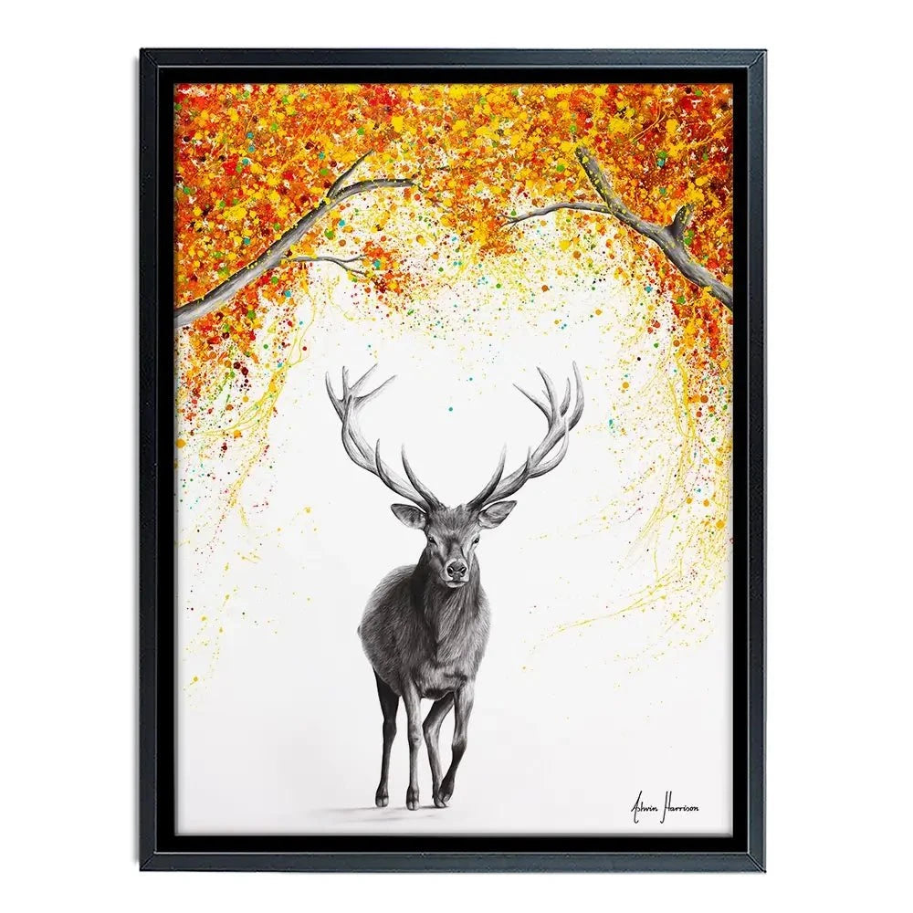The Deer Dreamer Canvas Print The Deer Dreamer Canvas Print wall art product Ashvin Harrison