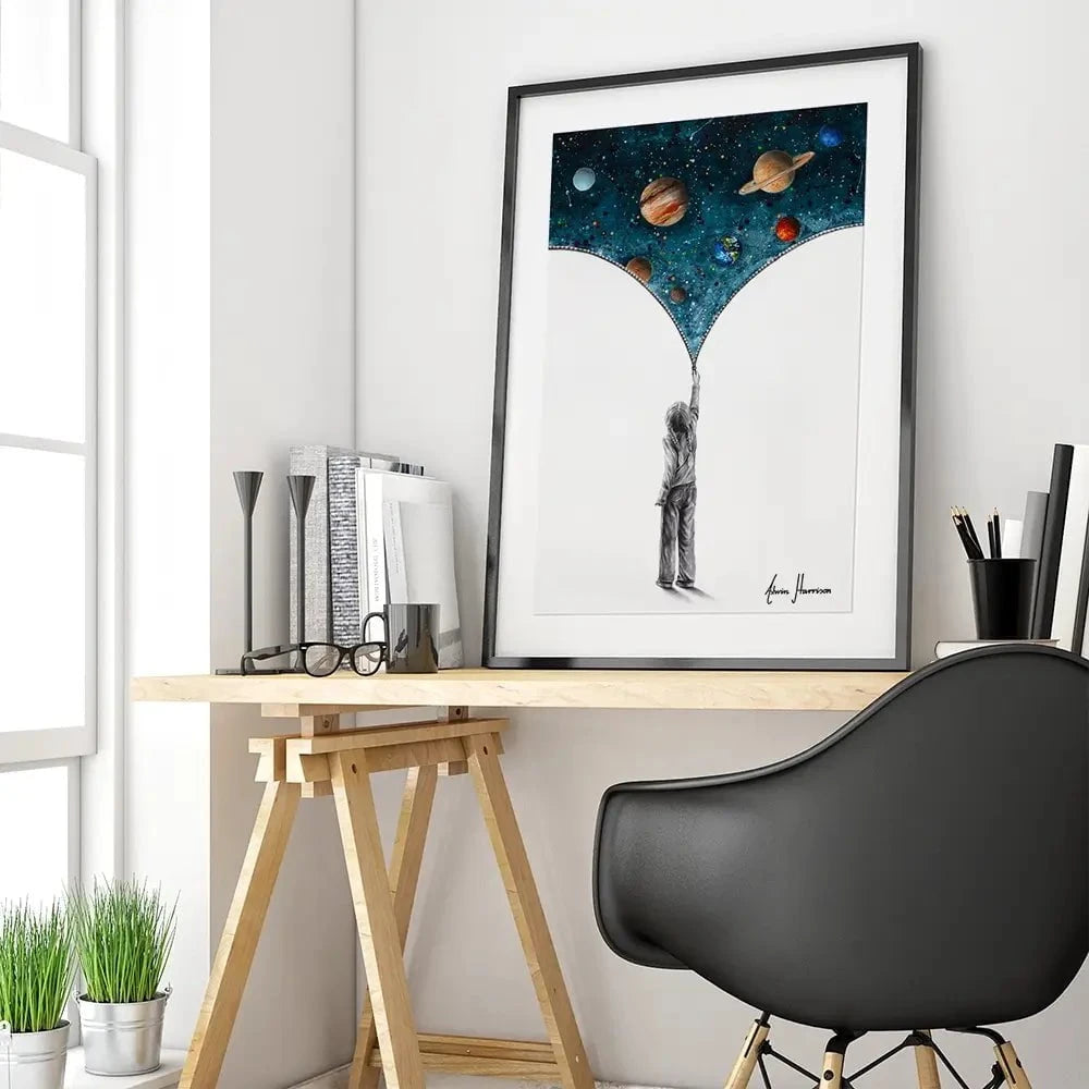 The Dream Of Space Framed Art Print The Dream Of Space Framed Art Print wall art product Ashvin Harrison