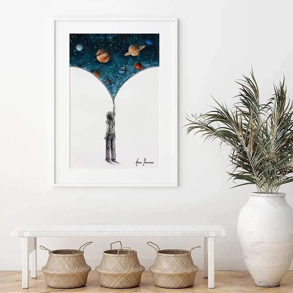 The Dream Of Space Framed Art Print The Dream Of Space Framed Art Print wall art product Ashvin Harrison