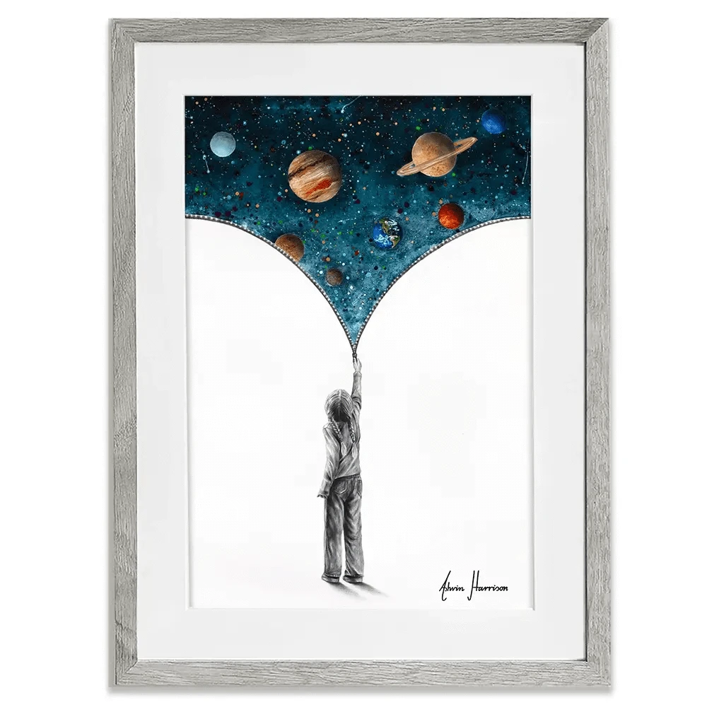 The Dream Of Space Framed Art Print The Dream Of Space Framed Art Print wall art product Ashvin Harrison
