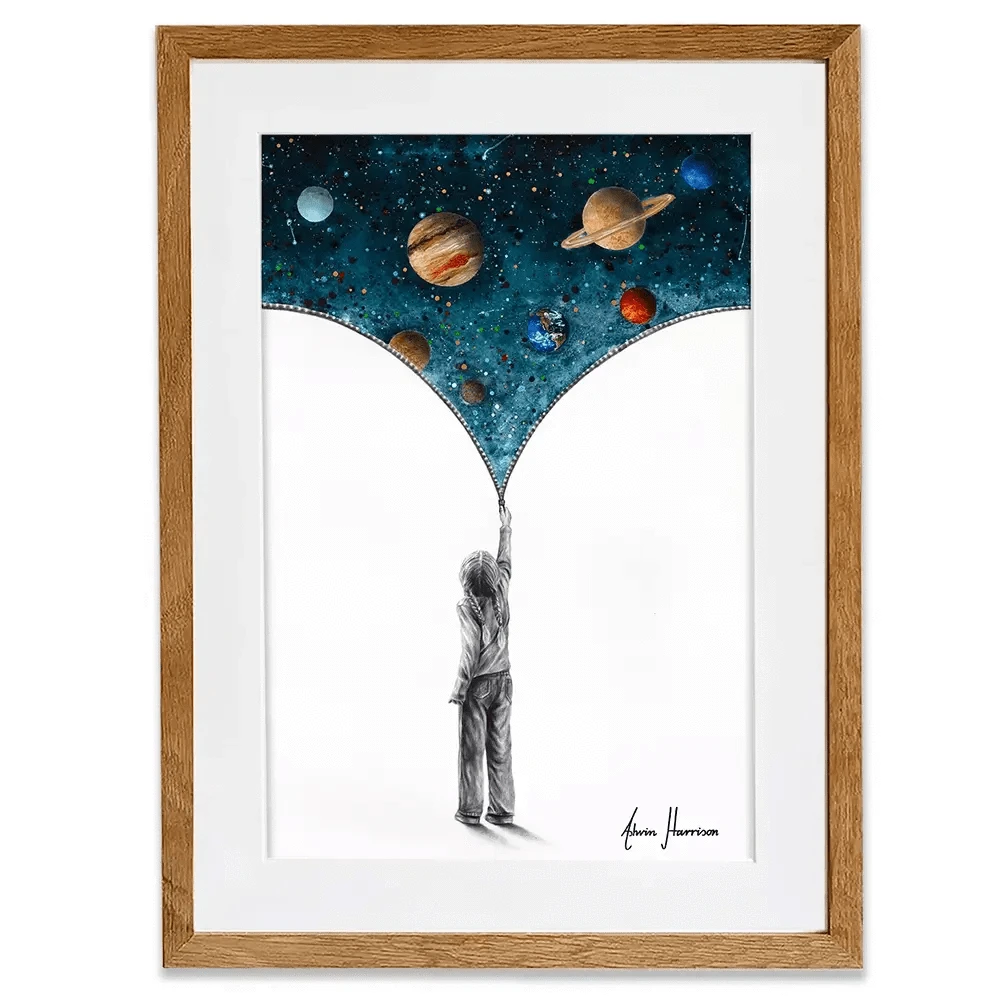 The Dream Of Space Framed Art Print The Dream Of Space Framed Art Print wall art product Ashvin Harrison