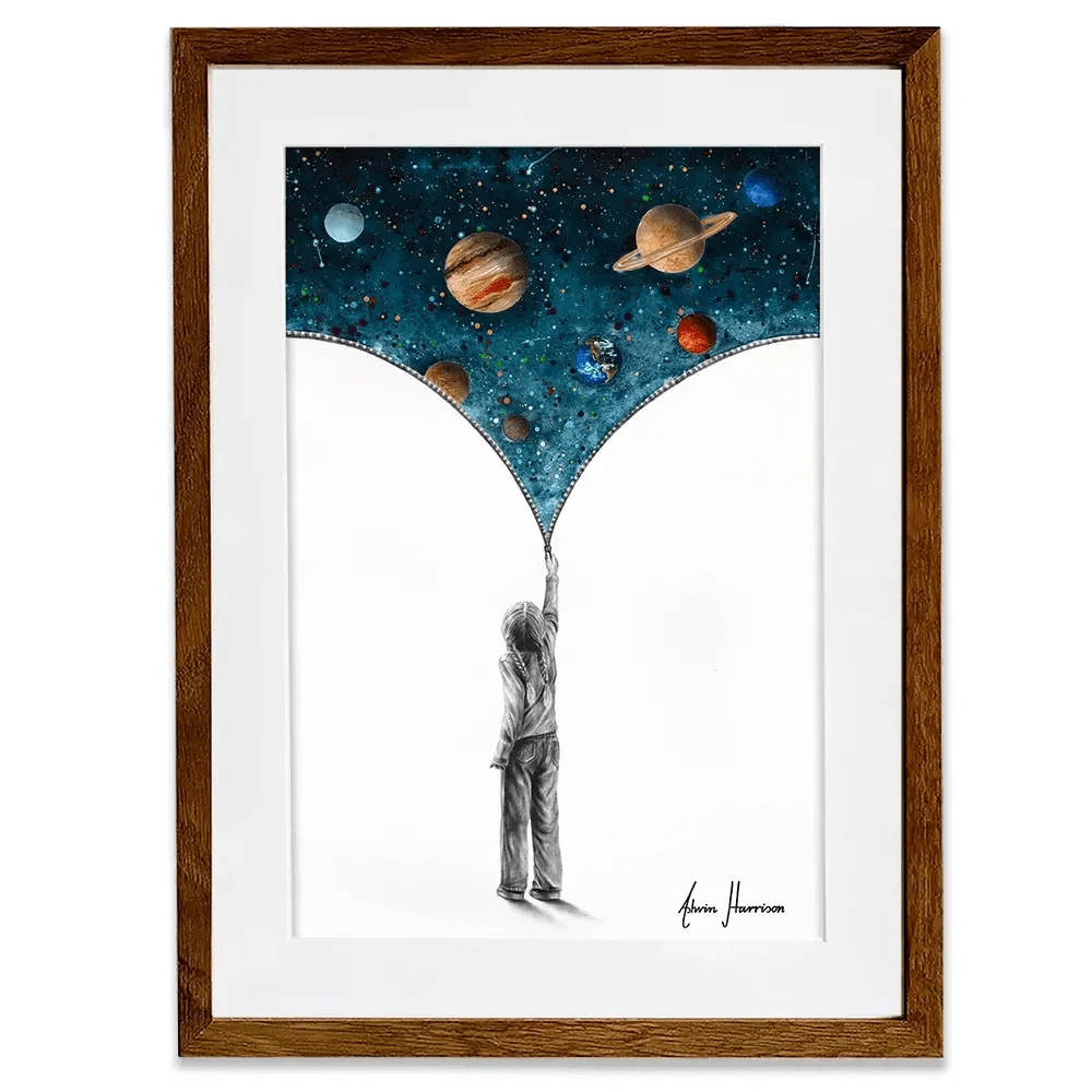 The Dream Of Space Framed Art Print The Dream Of Space Framed Art Print wall art product Ashvin Harrison