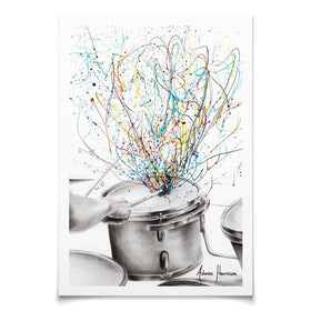 The Drum Solo Art Print The Drum Solo Art Print wall art product Ashvin Harrison