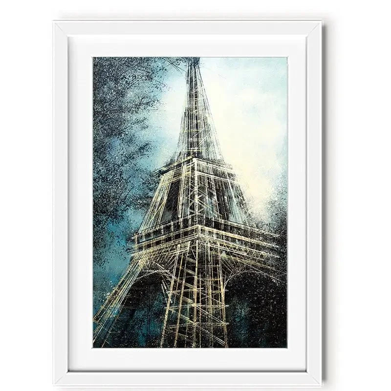 The Eiffel Tower At Dusk Framed Art Print The Eiffel Tower At Dusk Framed Art Print wall art product Marc Todd - Independent