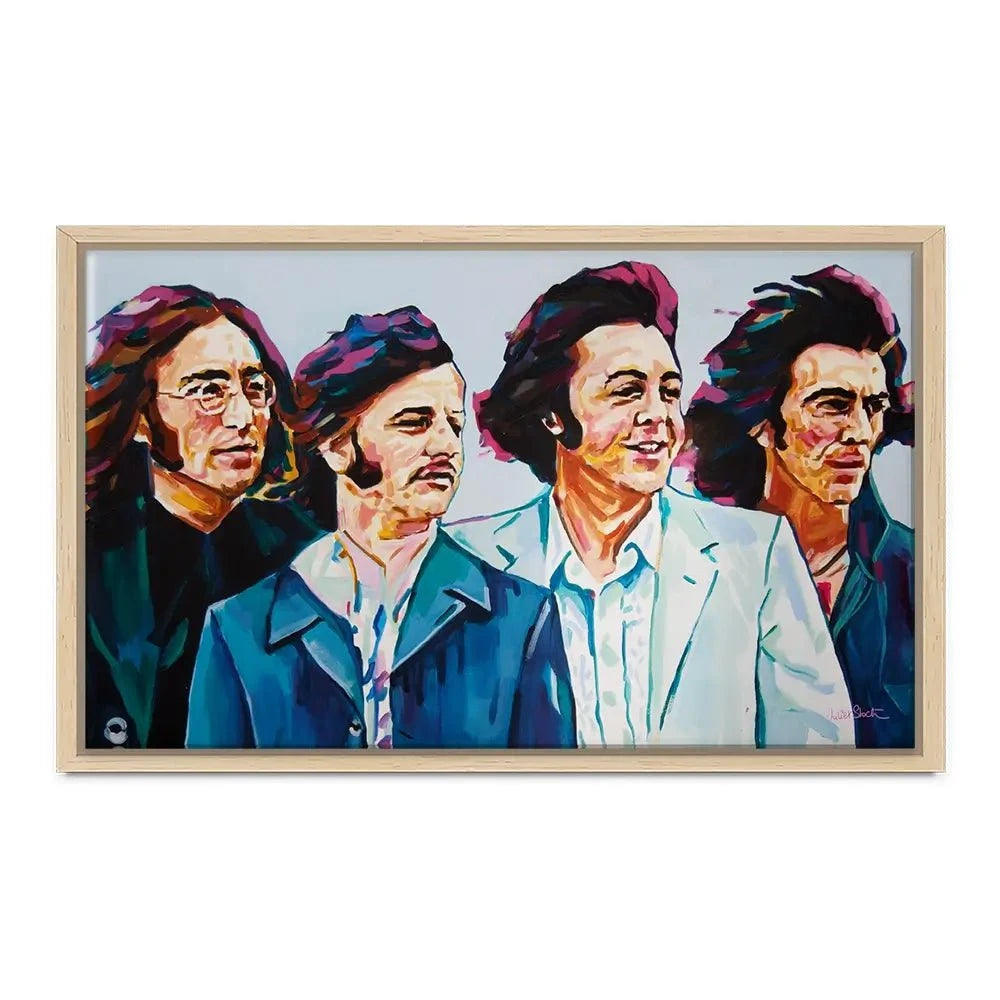 The Fab Four Canvas Print The Fab Four Canvas Print wall art product Juliet Stockton