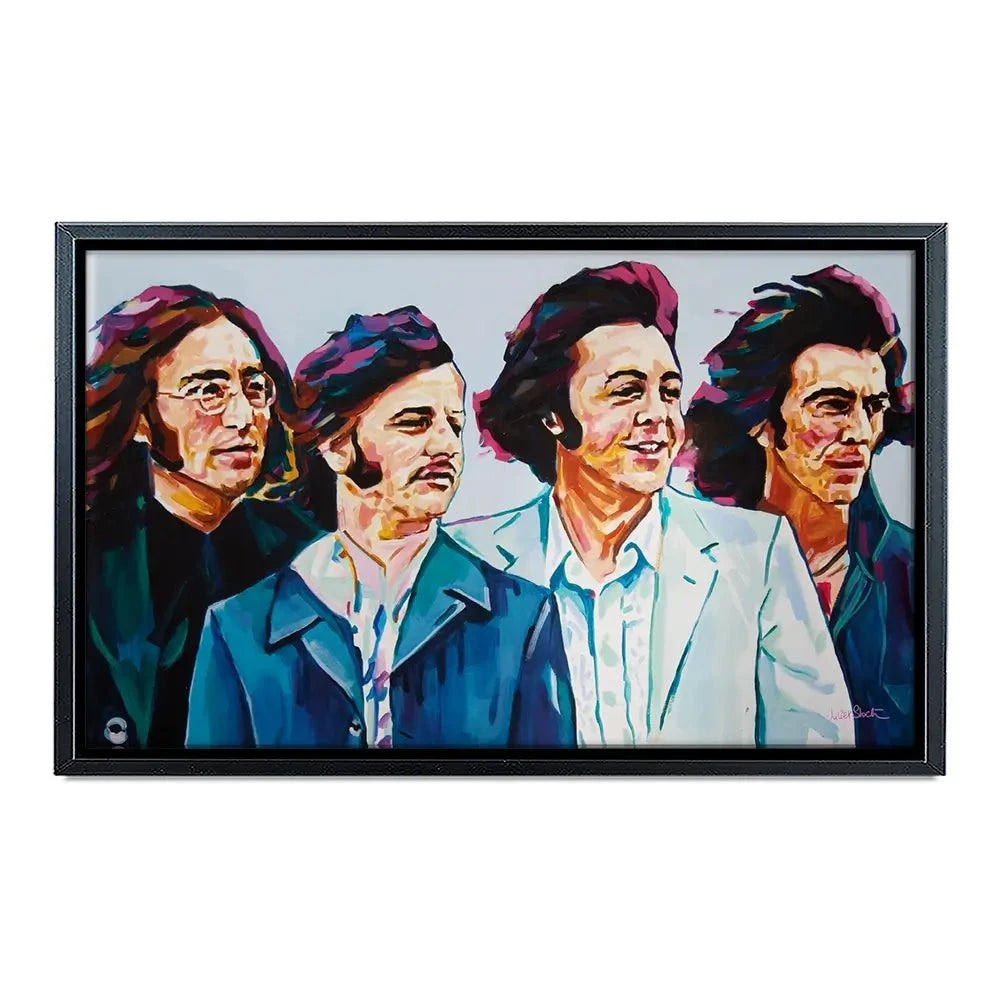 The Fab Four Canvas Print The Fab Four Canvas Print wall art product Juliet Stockton
