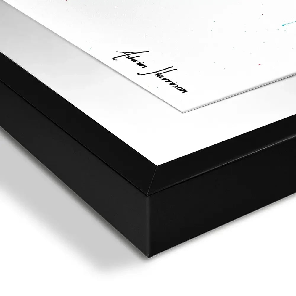 The French Bulldog And The Balloons Framed Art Print The French Bulldog And The Balloons Framed Art Print wall art product Ashvin Harrison