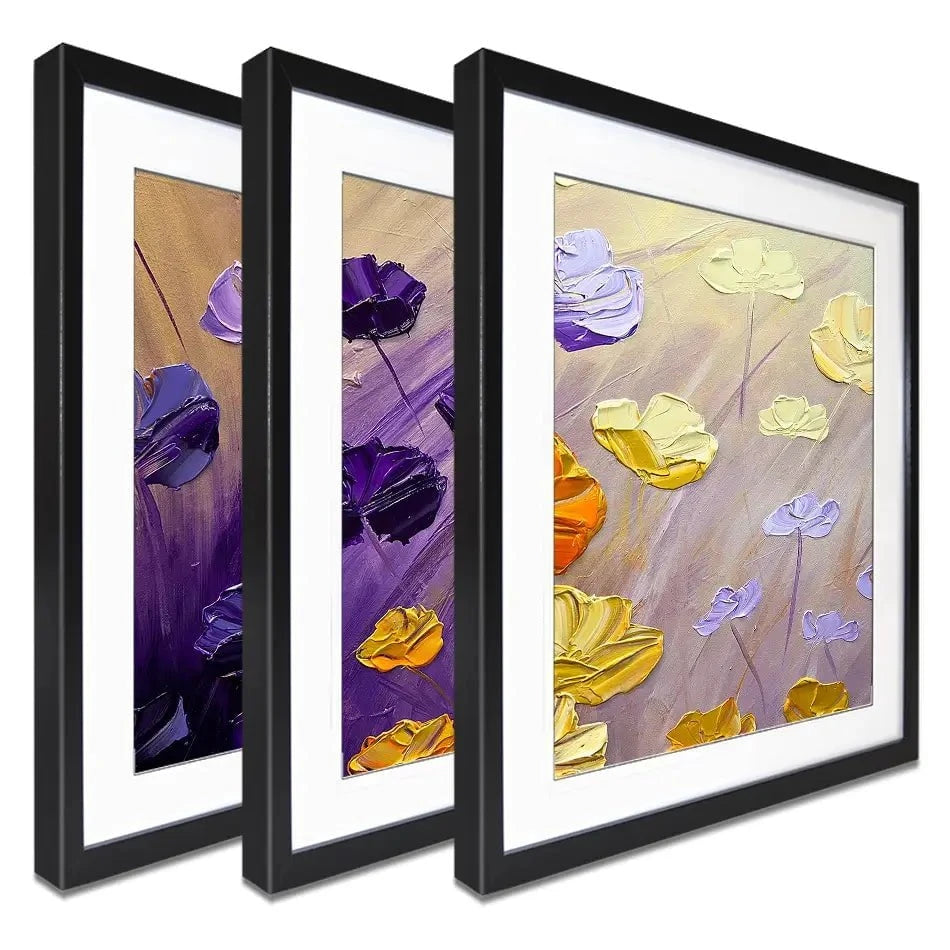 The Garden Framed Art Print Trio The Garden Framed Art Print Trio wall art product Osnat Tzadok