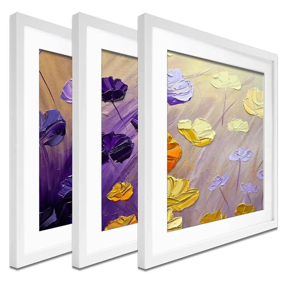 The Garden Framed Art Print Trio The Garden Framed Art Print Trio wall art product Osnat Tzadok