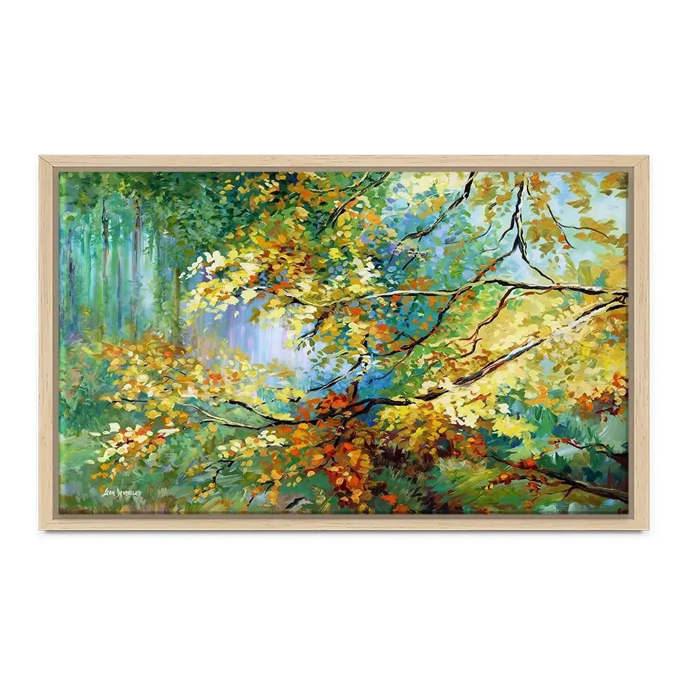 The Golden Leaves Canvas Print The Golden Leaves Canvas Print wall art product Leon Devenice
