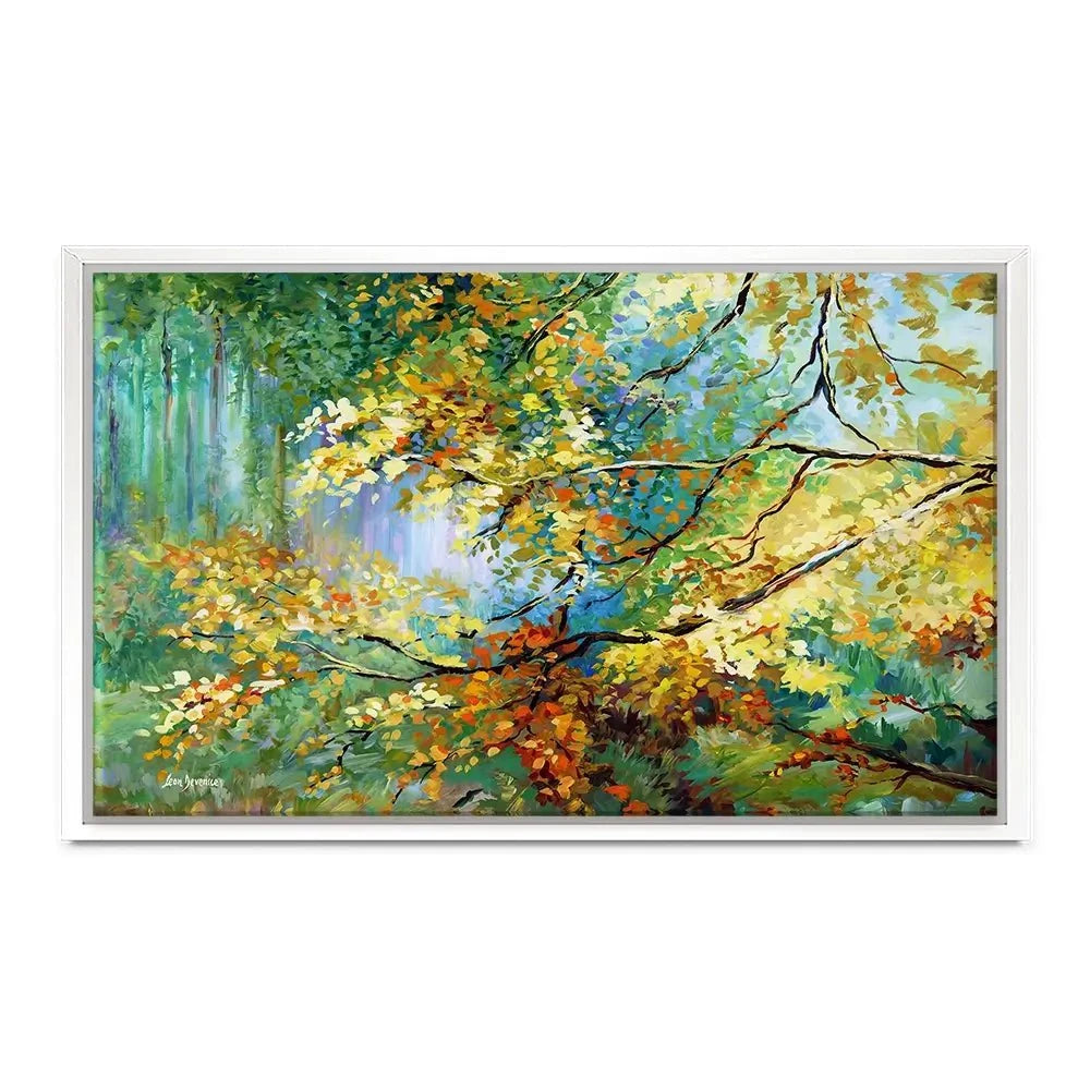 The Golden Leaves Canvas Print The Golden Leaves Canvas Print wall art product Leon Devenice