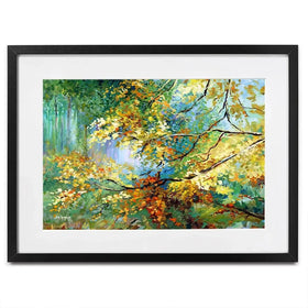The Golden Leaves Framed Art Print The Golden Leaves Framed Art Print wall art product Leon Devenice