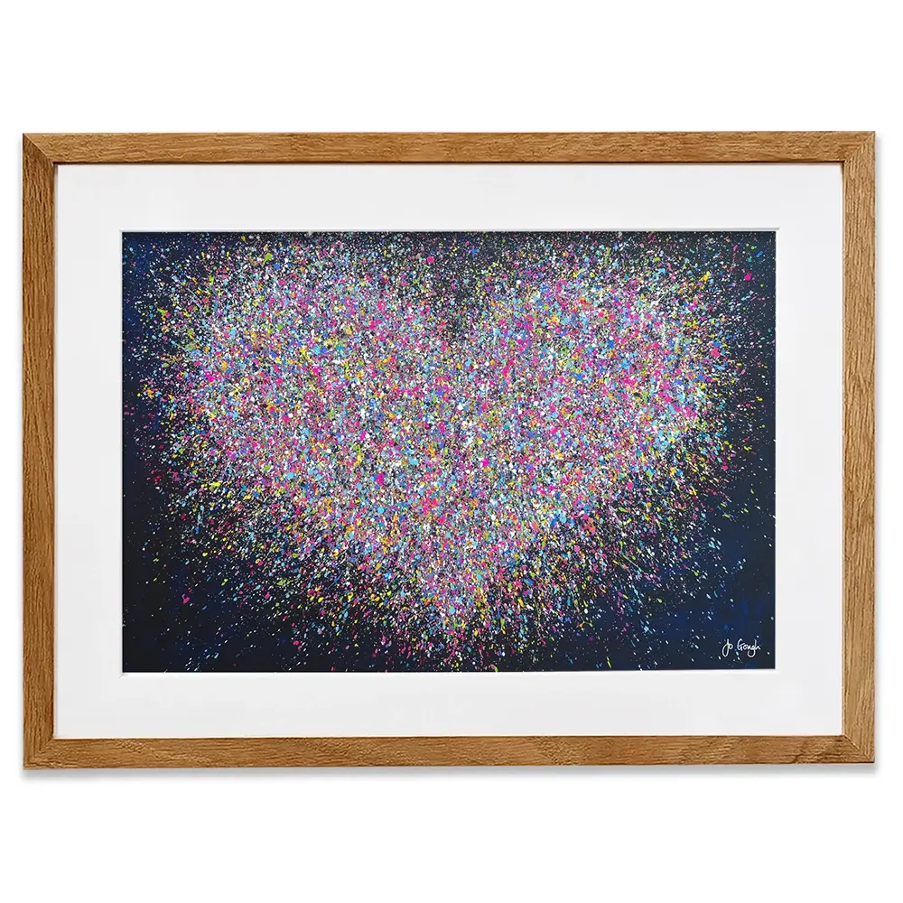 The Happiest Heart Framed Art Print The Happiest Heart Framed Art Print wall art product Jo Gough