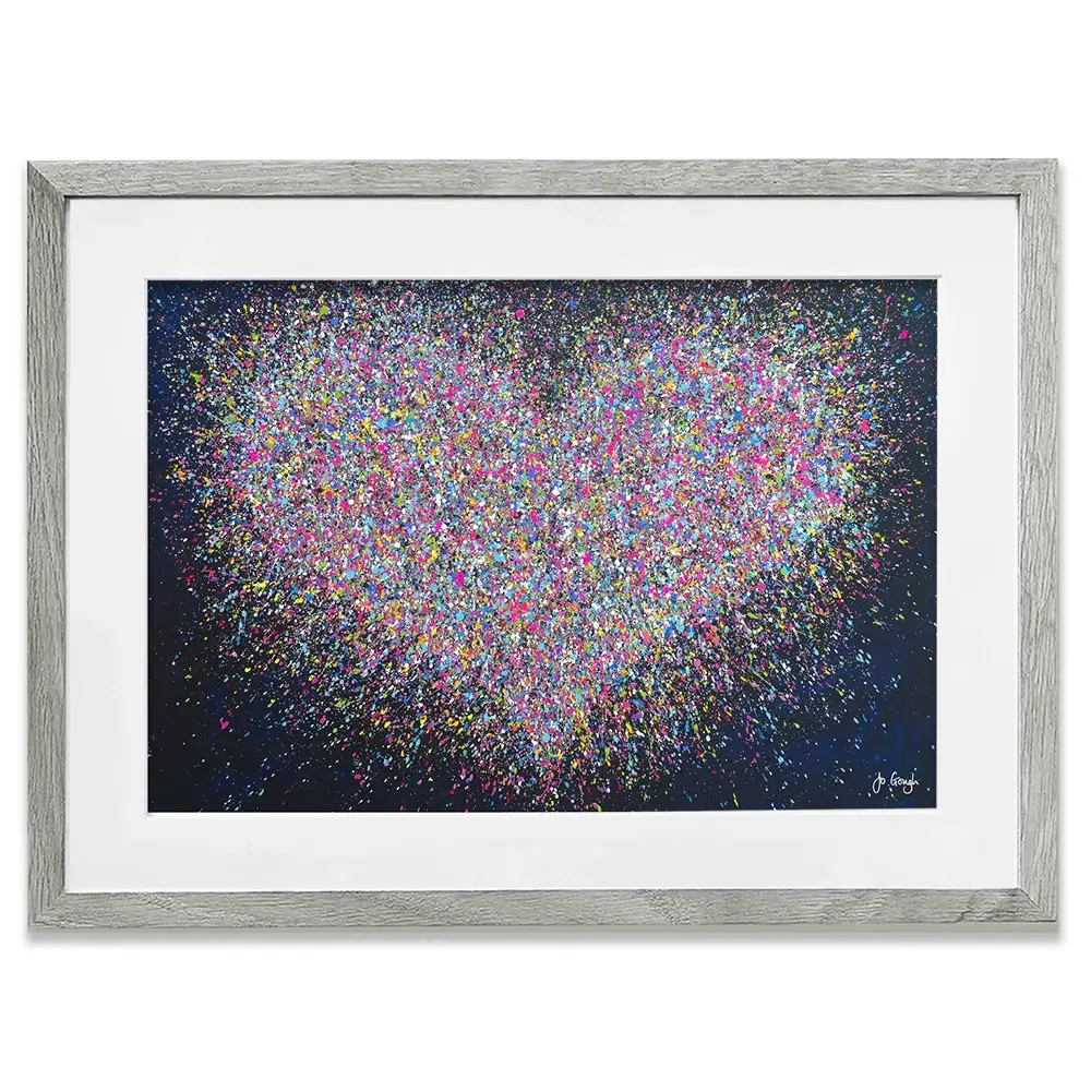 The Happiest Heart Framed Art Print The Happiest Heart Framed Art Print wall art product Jo Gough