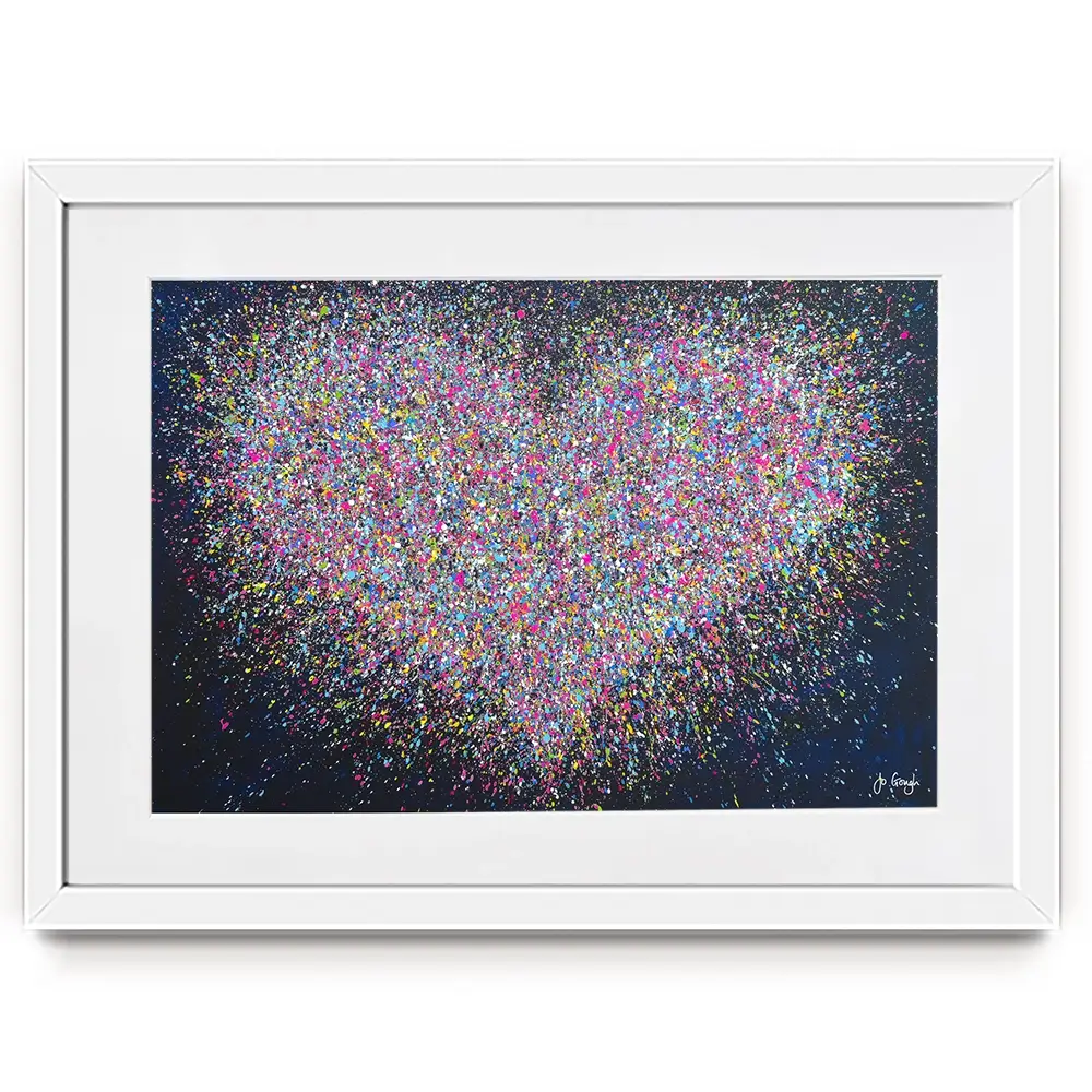 The Happiest Heart Framed Art Print The Happiest Heart Framed Art Print wall art product Jo Gough