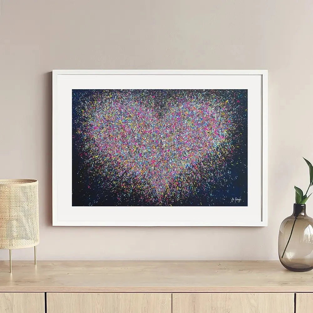 The Happiest Heart Framed Art Print The Happiest Heart Framed Art Print wall art product Jo Gough